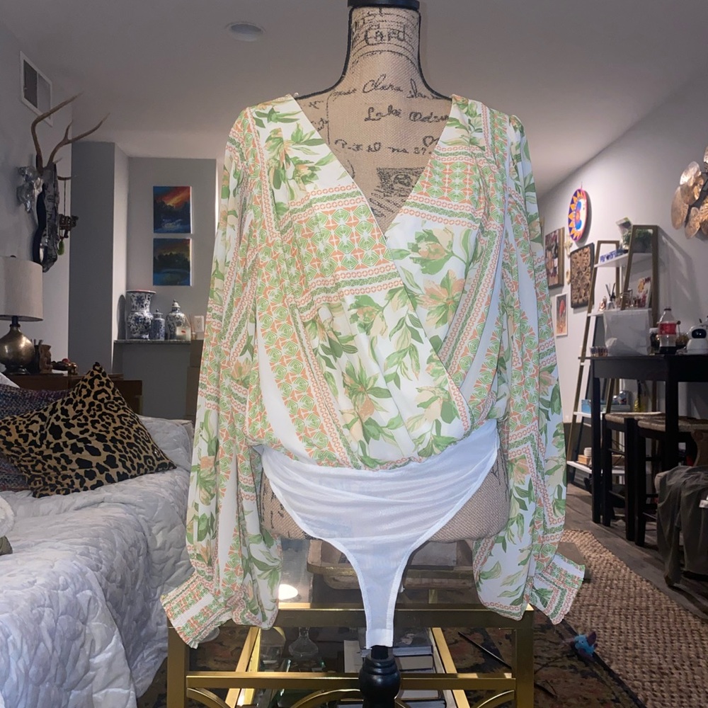 Lida Kate tropical bodysuit